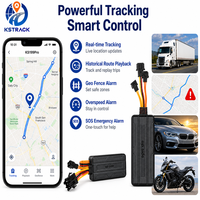 Dispositif de suivi GPS 4G pour voitures et motos, visualisation en temps réel, alarme SOS, arrêt du moteur et surveillance vocale par microphone