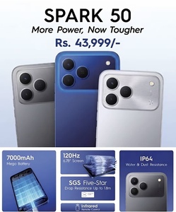 Smartphone Spark 50 Pro 5G LTE de 6.8 Pulgadas, Deca Core, Cámara Frontal de 32MP, 24+512GB, 5000mAh, HD, Doble SIM, Doble Altavoz, Francés/Alemán - Product Image 2