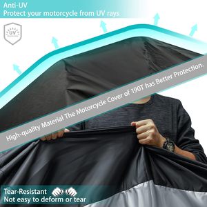 SeeMore-Housse de protection solaire universelle imperméable à l'eau avec trous de verrouillage <span class=keywords><strong>pour</strong></span> vélo, vélo et moto - Product Image 6