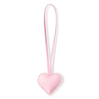 Op maat gemaakte modekleurige PU lederen hartvormige hangtags, gegraveerde tas-hanger, sleutelhanger, ornament, polsbandje, schattige, milieuvriendelijke charmes