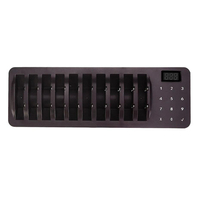 Système de téléavertisseur sans fil pour restaurant clinique/hôpital 1 Base 10 Buzzers Personal Waiter Calling Queue Management