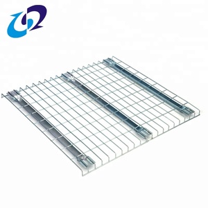 Platelage en treillis galvanisé durable et facile à manipuler pour entrepôt Étagère pliable à 5 couches sur poutres structurelles - Product Image 1