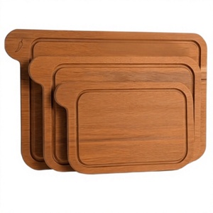 Tabla de Cortar Rectangular de Madera de Acacia, Tabla para Servir Ensaladas, Hecha a Mano, de Alta Calidad, Tamaño Personalizado, para Uso Doméstico - Product Image 4