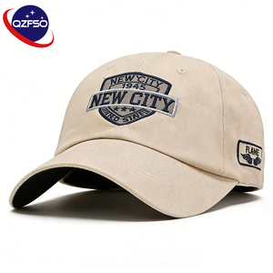 Gorras Snapback Bordadas Personalizadas de Alta Calidad QZFSO, Gorra de Béisbol de Sarga de 5 Paneles de Algodón para Exteriores con Logotipo Personalizado - Product Image 1