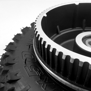 Roue tout-terrain gonflable de 8 pouces avec entraînement par <span class=keywords><strong>courroie</strong></span> de pneu de scooter de poulie de 5M 72 dents - Product Image 4
