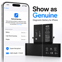 Batteries de téléphone portable OEM d'usine pour iPhone XR 11 12 14 Pro Max, affichées comme authentiques