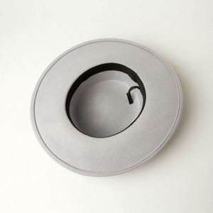 Chapeau en feutre de laine vierge pour enfants, style canotier, pour filles et garçons, collection automne-hiver, vente en gros - Product Image 6