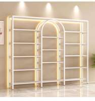 Étagères métalliques KA pour le rangement, présentoirs pour magasins de proximité, présentoirs pour commerces de détail, salons de beauté et magasins.