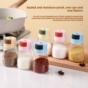 Salero Dosificador Manual a Presión, Caja de Condimentos para Cocina con Botella Dosificadora para una Fácil Distribución de Sal - Product Image 5