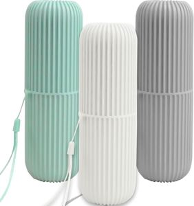 <b>Toothbrush</b> Holder Travel <b>Toothbrush</b> <b>Case</b> Toothpaste <b>Toothbrush</b> Storage Containers Portable Mouthwash Cup Carrier - Product Image 1