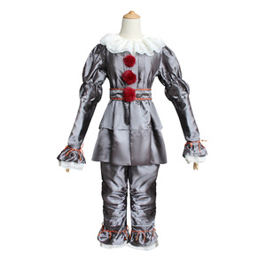 Multiple Styles Creepy Clown <span class=keywords><strong>Pennywise</strong></span> <span class=keywords><strong>Costume</strong></span> Adultes Enfants Mascarade Party Performance Dress up Effrayant Halloween Cosplay Outfit - Product Image 3