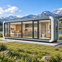 Maison mobile préfabriquée Apple Cabin, directement de l'usine, petite villa isolée, conteneur pour camping, complexe hôtelier, séjour en famille