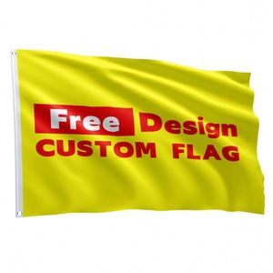Banderas Personalizadas de Poliéster de 3x5 pies con Impresión de Logotipo para Equipos y Empresas, Venta al por Mayor para Todos los Países - Product Image 5