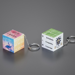 Tùy Chỉnh In Ấn Mini Ma Thuật <span class=keywords><strong>Cube</strong></span> Keychain Trang Trí Quảng Cáo Câu Đố <span class=keywords><strong>Cube</strong></span> Giáo Dục Lưu Niệm Bộ Sưu Tập Quà Tặng Đồ Chơi - Product Image 6
