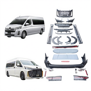 La mejor calidad LM350 Facelift accesorios de parachoques de coche bodykit faros LED para Toyota Hiace 2019 + actualización <span class=keywords><strong>Kaiser</strong></span> Crown kit de carrocería - Product Image 1