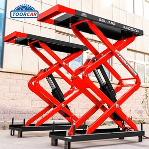 Elevador de coches de dos postes Sunmo bajo tierra elevador de coches de tijera pequeño (CE 4T) - Product Image 3