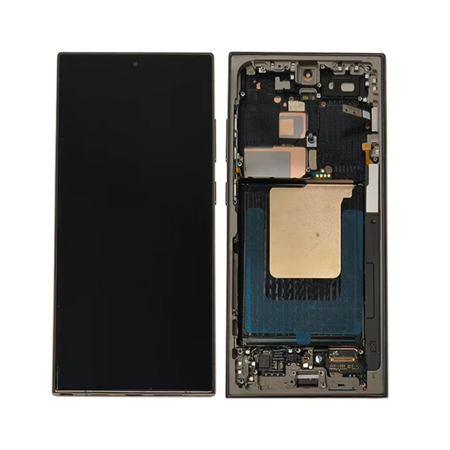 Mobile Parts Phone Spare for Samsung galaxy S24 S24+ Plus ultra Display Lcd Screen Replacement With Frame