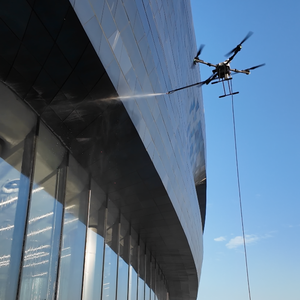 Drone de nettoyage industriel professionnel JIUSI D15R pour le <span class=keywords><strong>lavage</strong></span> des fenêtres, des panneaux solaires et des façades en grande hauteur - Product Image 6