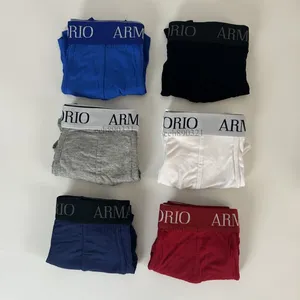 Paquete de 5 Calzoncillos Boxer de Diseñador para Hombre, Ropa Interior Suave, Marca de Lujo, Cómodos - Product Image 1