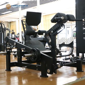 Équipement de fitness commercial 4 en 1, charge de <span class=keywords><strong>plaques</strong></span>, double 45 °   Chaise romaine <span class=keywords><strong>GHD</strong></span> PND pour l'extension des hanches et le renforcement des fessiers - Product Image 2