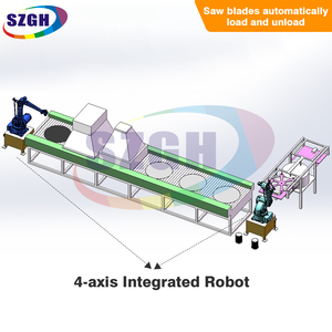 Brazo Robótico Paletizador de 4 Ejes con Accionamiento Servoeléctrico, Protección IP54, Motor con Caja de Engranajes, Componentes Principales PLC, Carga Útil de 15 kg, Alcance de 1500 mm - Product Image 3