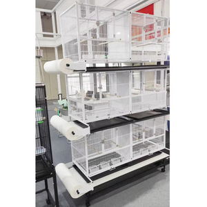 Joysing Çok Bölmeli Kuş Kafesi Ağır Hizmet Tipi Tel Üretim Papağan Kafesi - Product Image 6