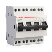 Interrupteur de transfert manuel à double alimentation 4 pôles LONGTAI SF419G |   63A 400V |   IP20 -5~40C |   Rail DIN 35 mm |   Cuivre |   Usage industriel et domestique
