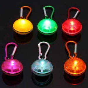 एलईडी बिल्ली कुत्ते पशु सहायक उपकरण धातु कैरबिनर पालतू कॉलर पट्टा गोल पेंडेंट क्लिप के साथ प्रकाश प्लास्टिक टैग की आपूर्ति करते हैं - Product Image 3