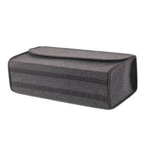 Opvouwbare, waterdichte, ecovriendelijke auto-kofferbakorganizer van vilt, grote capaciteit - Product Image 3