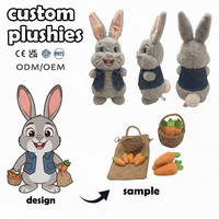 Fournisseur de jouets en peluche personnalisés : Poupée douce en peluche renard à capuche pour fêtes à thème cosplay, jouet en peluche vinyle personnalisé Tung Tung Tung Sahur