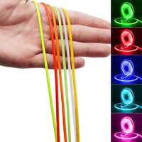 Superdünner 2,7mm COB LED-Lichtstreifen 3,7V 5V 12V Farbstreifen für Raumdekoration Auto FOB Flexibles Band Dimmer Hintergrundbeleuchtung