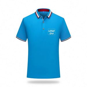 Polos originaux 100% coton Manga, polos à manches longues pour hommes - Product Image 1