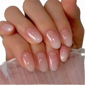 Ongles press-on œil de chat faits main, très demandés, avec strass, forme amande, sensation haut de gamme, application facile - Product Image 2