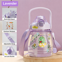 Gobelet en plastique Ton-Ton tendance pour enfants, grande capacité, design cartoon écologique, pour garçons et filles