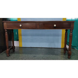 Nouvelle table basse en teck, best-seller, avec incrustations en os sur le dessus et boutons en os - Product Image 3