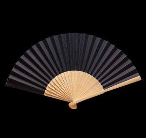 Foldable Bamboo Handheld Fans for Summer Weddings & Parties Printed <b>Paper</b> Folding Fans Painted <b>Patterns</b> DIY Decorations Dancing - Product Image 2