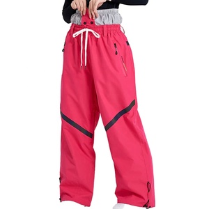 Chaqueta de esquí holgada rosa para hombre HUNT GEAR, cortavientos, impermeable, transpirable, de secado rápido, 100% poliéster, talla grande, con cordón ajustable. - Product Image 2