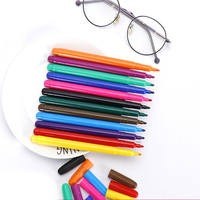 Marqueurs permanents à alcool colorés avec logo personnalisé, couleurs vives conformes à la norme ASTM pour l'écriture sur papier