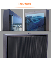 Kiosco de Pantalla Táctil para Exteriores con Panel de Aluminio para Parques, Reproductor de Anuncios 4K, Tótem Digital con Pantalla IP65 Resistente al Agua para Ascensores