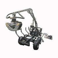 RIMA Machine 6/8/12ton hydraulique ATV remorque bois grue bois grues remorque prix de vente foresterie moteur comme composant de base