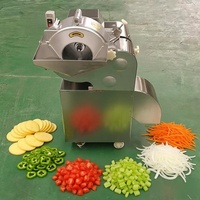 All-in-one industriële 3D-snijmachine voor groenten & fruit: snijdt, raspt en dooit in blokjes, met hoge efficiëntie en precisie