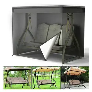 High Quality Direct Real Factory Outdoor Hot Sales Waterproof Patio Swing Cover Garden Furniture Swing Chair Cover With Zipper
