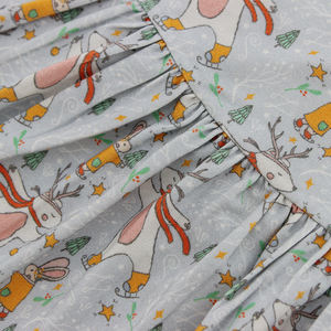 Fantaisie été doux bambou coton bébé filles jupes petite fille princesse jarretelles robes avec nœud à l'avant pour les enfants - Product Image 2