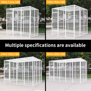 Großhandel abnehmbare Transport stapelbare Züchter benutzer definierte große große Metall Voliere Zucht haus Geflügel Outdoor Taube Vogelkäfig - Product Image 6