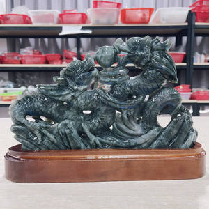 Nuove Sculture di Draghi in Labradorite Naturale Lucidata, Sculture Lucenti di Alta Qualità, Marca YINGLAI, Pietra Naturale Curativa Lucidata - Product Image 2