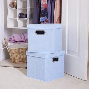 2020 nuevo cubo plegable ahorra espacio de almacenamiento plegables caja con tapa y manejar los bienes domésticos para la casa - Product Image 5