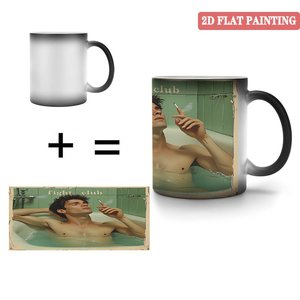 Frosted Black <b>Ceramic</b> Mug 11oz Heat Activated Daily <b>Cup</b> - Product Image 3