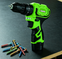 Perceuse à percussion électrique sans fil professionnelle 12V 30Nm, très vendue, outil à main mini lithium domestique, kit d'outils OEM DAWOK