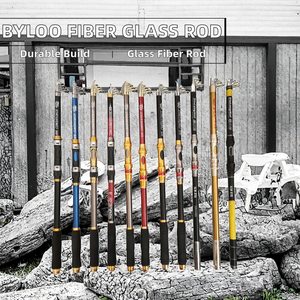 <span class=keywords><strong>Canne</strong></span> à pêche en fibre de verre Byloo en gros, 1,80 m, 2,1 m, 2,4 m, 3,0 m, 3,6 m, <span class=keywords><strong>canne</strong></span> à pêche sur glace et à la <span class=keywords><strong>mouche</strong></span>, jigging lent (ancien) - Product Image 2