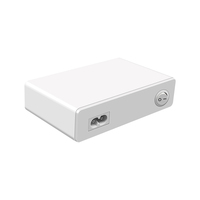 Penjualan laris 2025 blok pengisi daya Desktop USB portabel Universal 10-Port 65Watt untuk ponsel pintar, pengisi daya Cepat Anker 20W PD 3.0